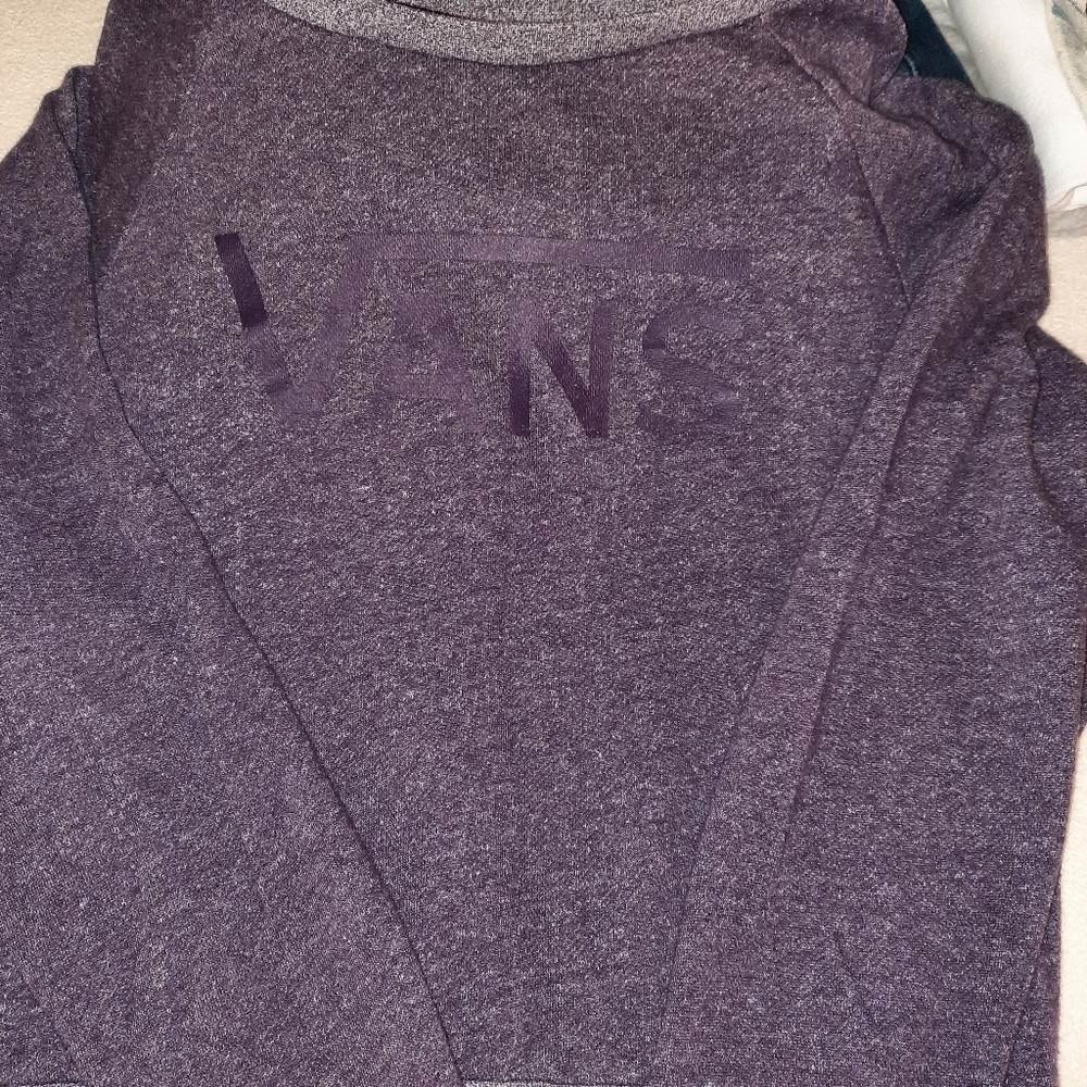 Vans purple sweatshirt size L